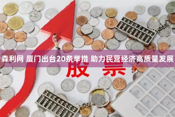 森利网 厦门出台20条举措 助力民营经济高质量发展